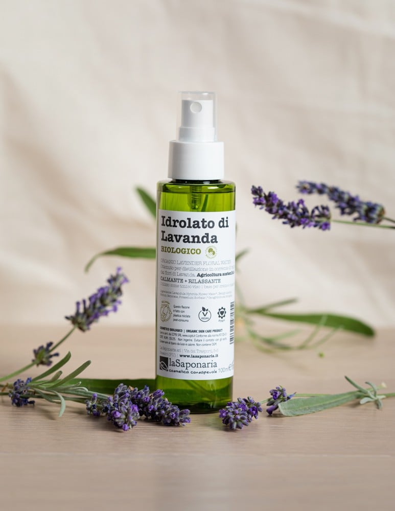 Idrolato di lavanda bio - Tonico Viso e Capelli Lenitivo Rinfrescante