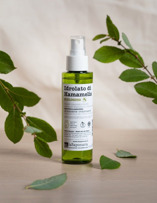 Idrolato di Hamamelis Bio - Tonico Astringente e Lenitivo Viso