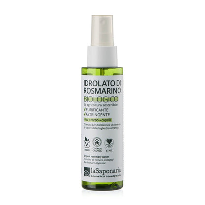 Idrolato di Rosmarino Bio Dermopurificante Viso e Capelli
