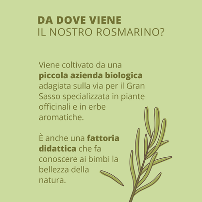 Idrolato di Rosmarino Bio Dermopurificante Viso e Capelli