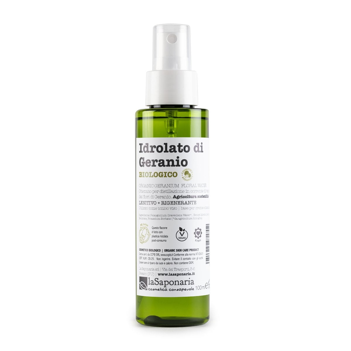 Idrolato di Geranio Bio - Tonico Lenitivo Rinfrescante