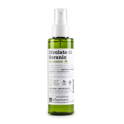 Idrolato di Geranio Bio - Tonico Lenitivo Rinfrescante
