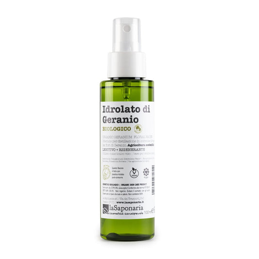 Idrolato di Geranio Bio - Tonico Lenitivo Rinfrescante