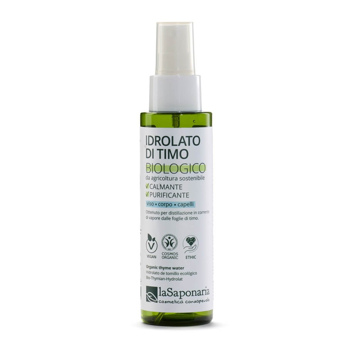 Idrolato timo bio Re-Bottle spray