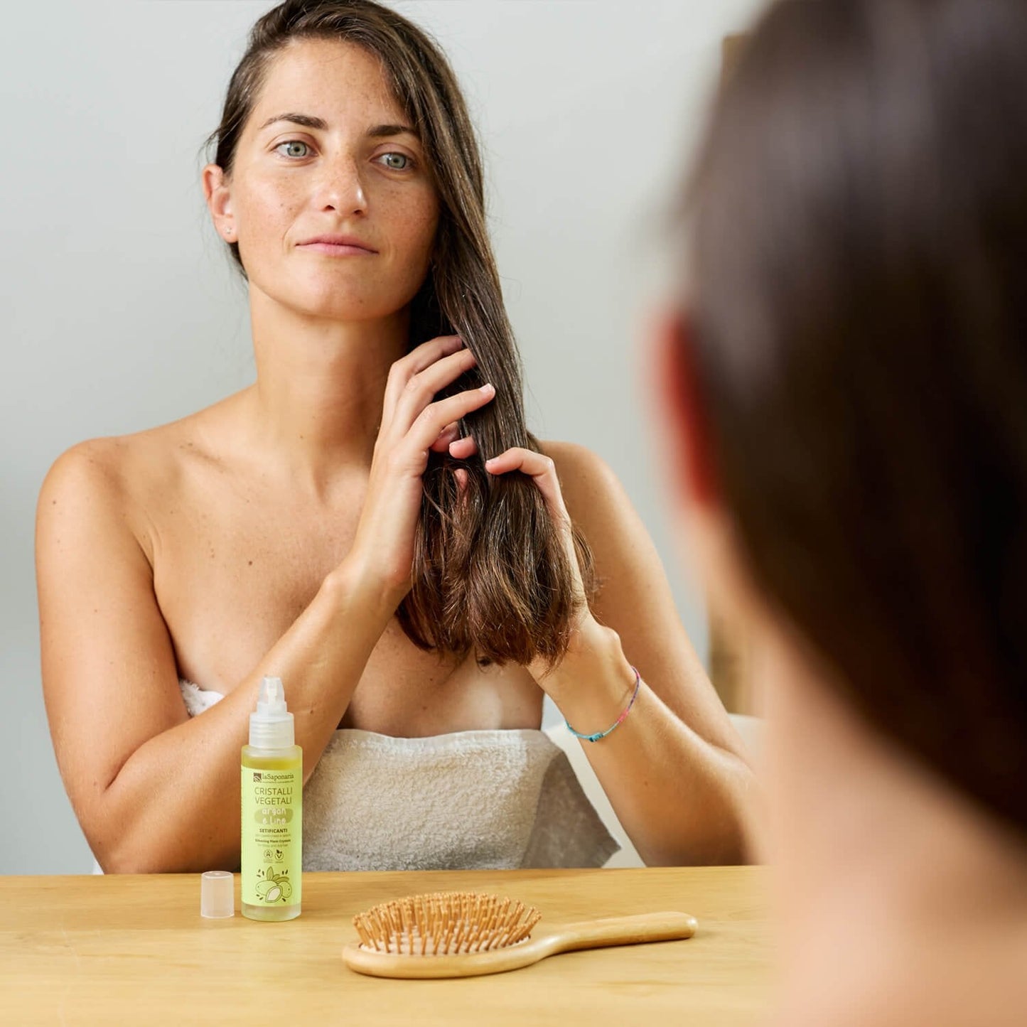Cristalli vegetali - ARGAN E LINO Capelli Nutriente Disciplinante