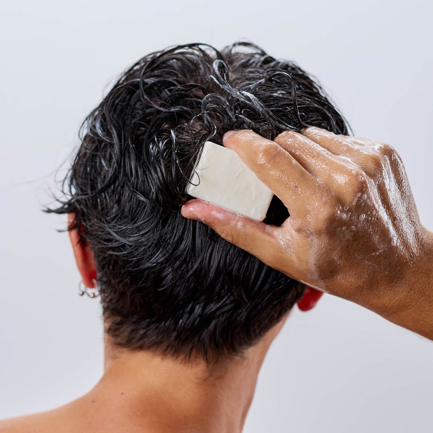 Shampoo Solido Purificante Bardana Bio e Spirulina - Capelli Grassi