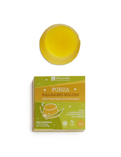 Balsamo Solido cocco Bio e amla - Ristrutturante e Nutriente