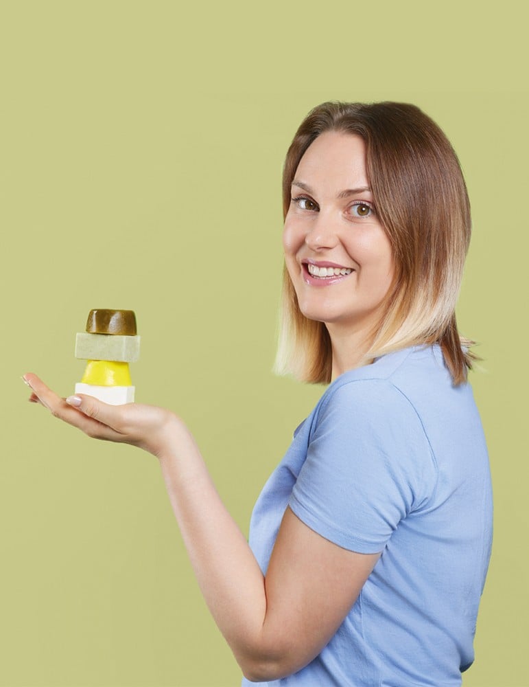 Balsamo Solido cocco Bio e amla - Ristrutturante e Nutriente