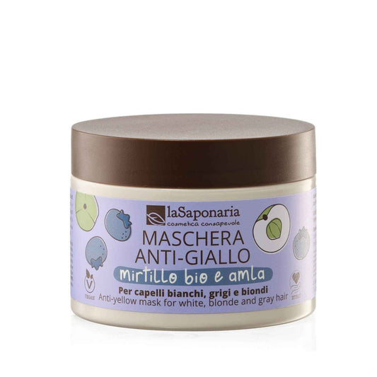 Maschera capelli anti-giallo Neutralizzante Bio per toni freddi