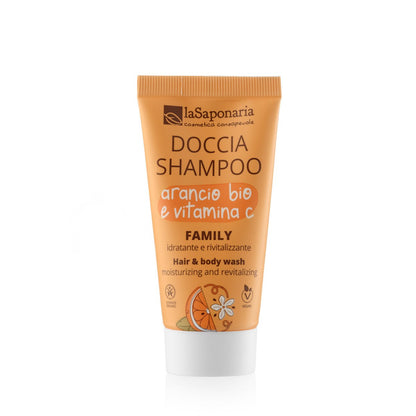 Doccia Shampoo Family Arancio bio e Vitamina C - Idratante Rivitalizzante