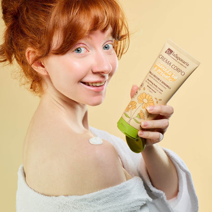 Crema corpo pelli secche e sensibili – Calendula bio e prebiotici