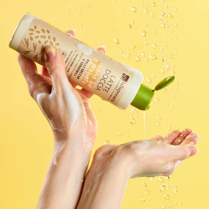 Latte doccia per pelli secche e sensibili - Avena Bio e Prebiotici Bagnodoccia Idratante