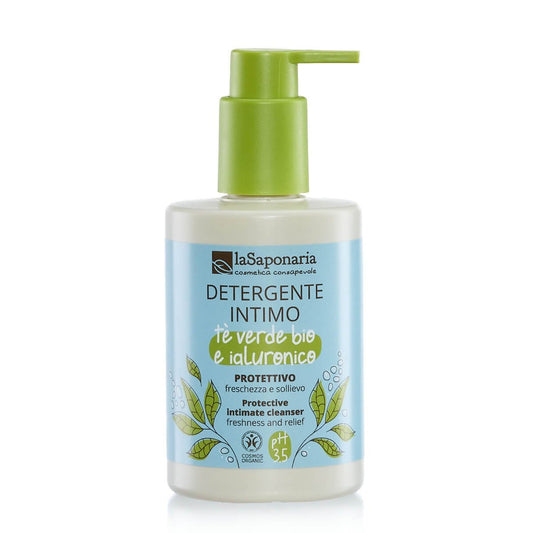 Detergente intimo Protettivo Tè verde Bio & Ialuronico - Idratante e Lenitivo pH 3.5