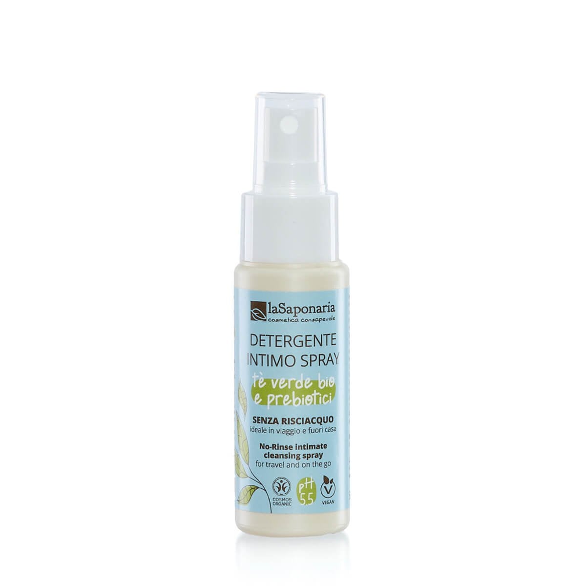 Detergente Intimo Spray senza risciacquo Tè verde bio & Prebiotici pH 5.5