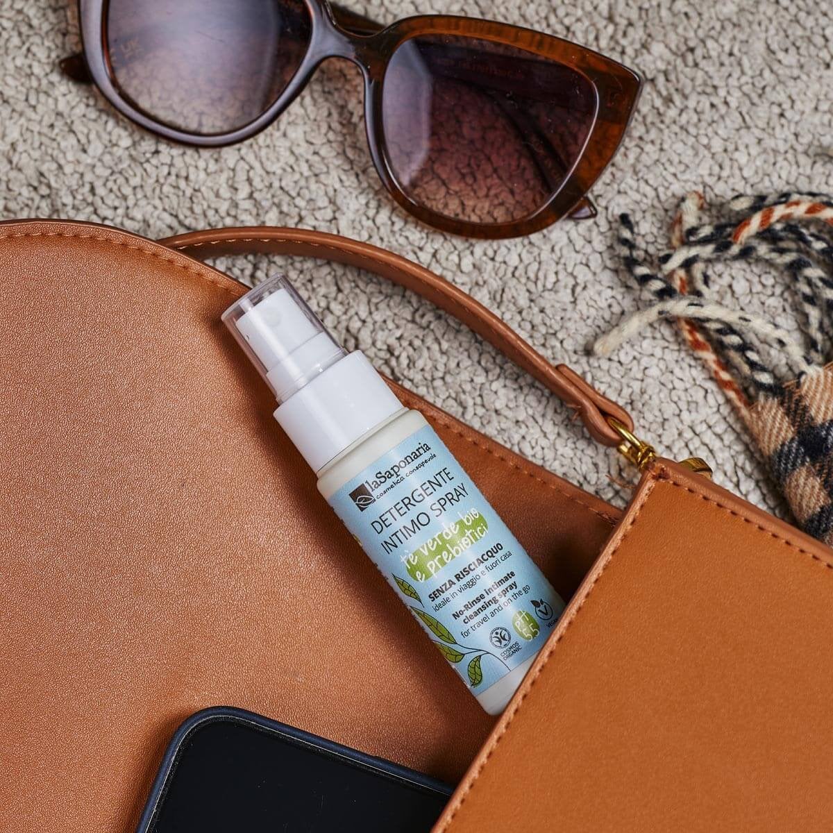 Detergente Intimo Spray senza risciacquo Tè verde bio & Prebiotici pH 5.5
