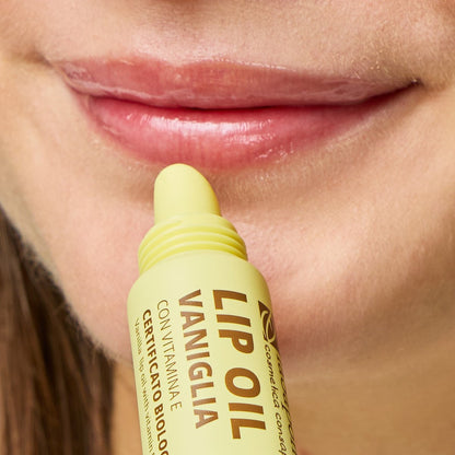Lip Oil Protettivo e Nutriente Vaniglia con Vitamina E