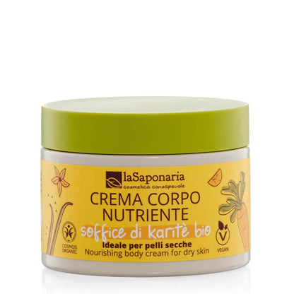Crema Corpo Nutriente soffice di Karitè Bio - Ideale per pelli secche