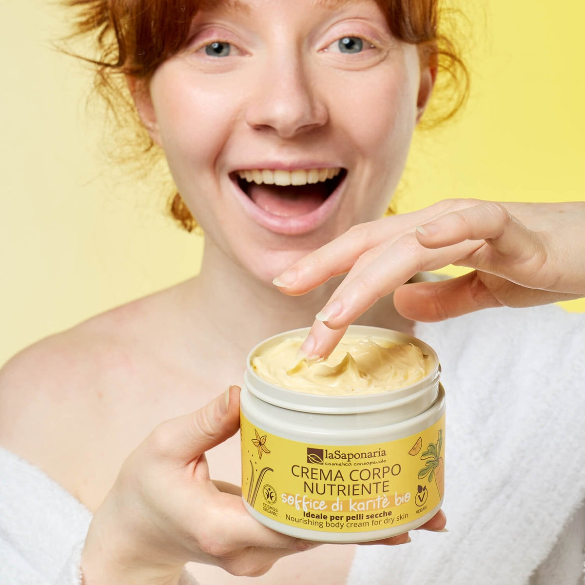 Crema Corpo Nutriente soffice di Karitè Bio - Ideale per pelli secche