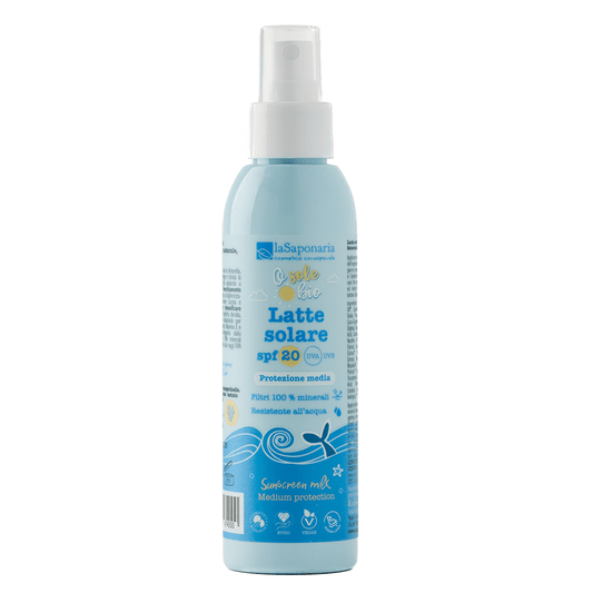 Latte solare SPF 20 - Media protezione per pelli sensibili