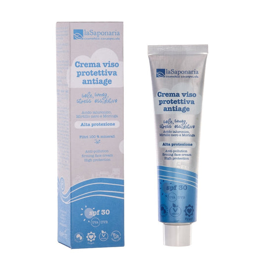 Crema viso protettiva antiage SPF 30 - Idratante e Protettiva