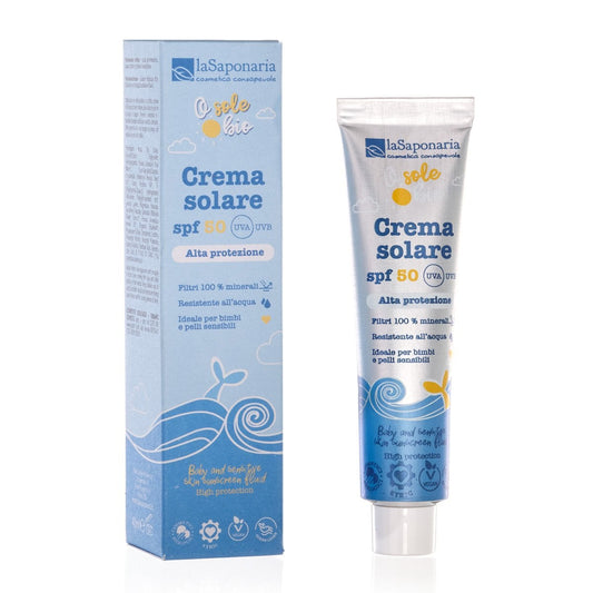 Crema Solare SPF 50 Travel Size per Pelli Sensibili