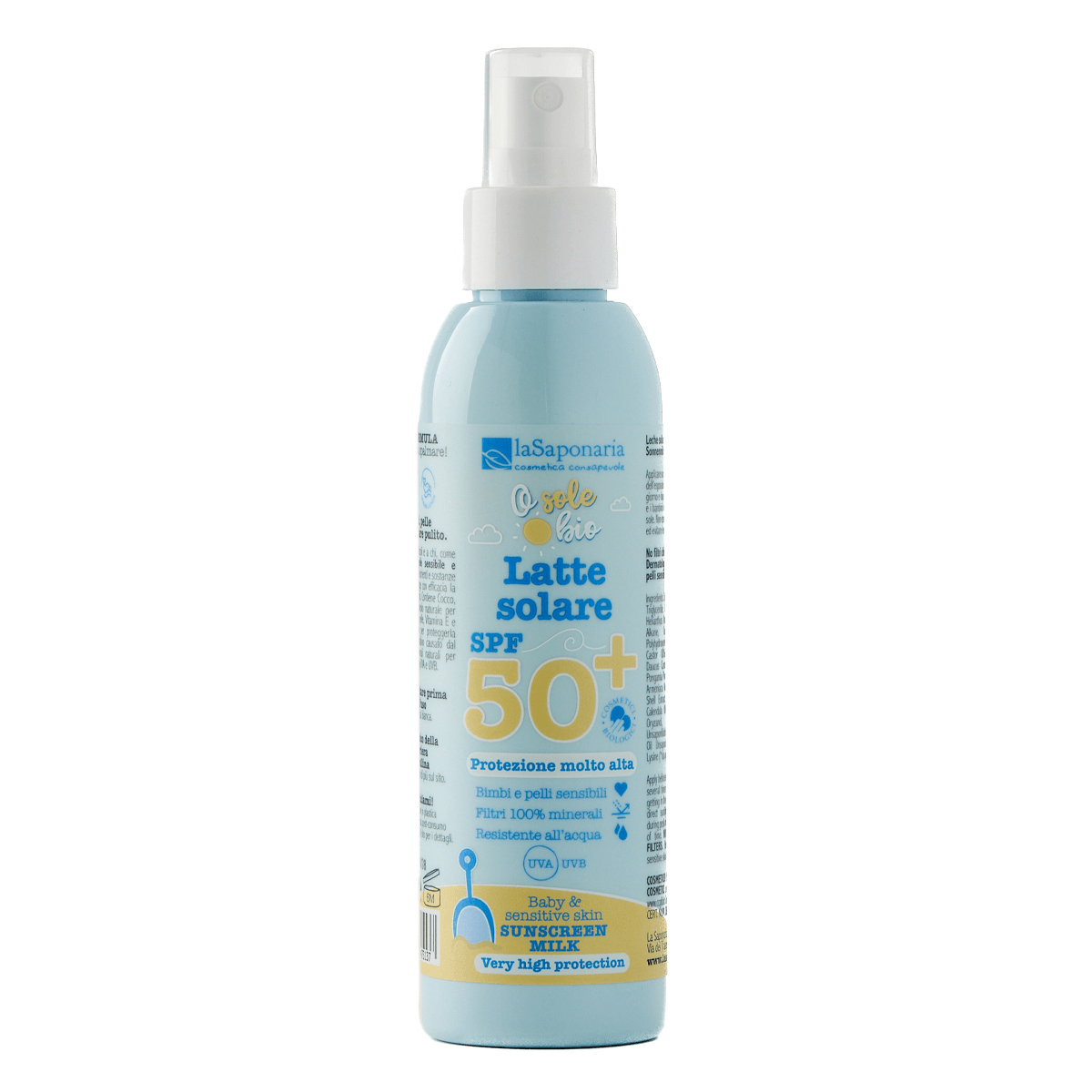 Latte solare SPF 50+ - Protezione molto alta bimbi e pelli sensibili