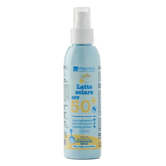 Latte solare SPF 50+ - Protezione molto alta bimbi e pelli sensibili