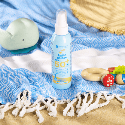 Latte solare SPF 50+ - Protezione molto alta bimbi e pelli sensibili