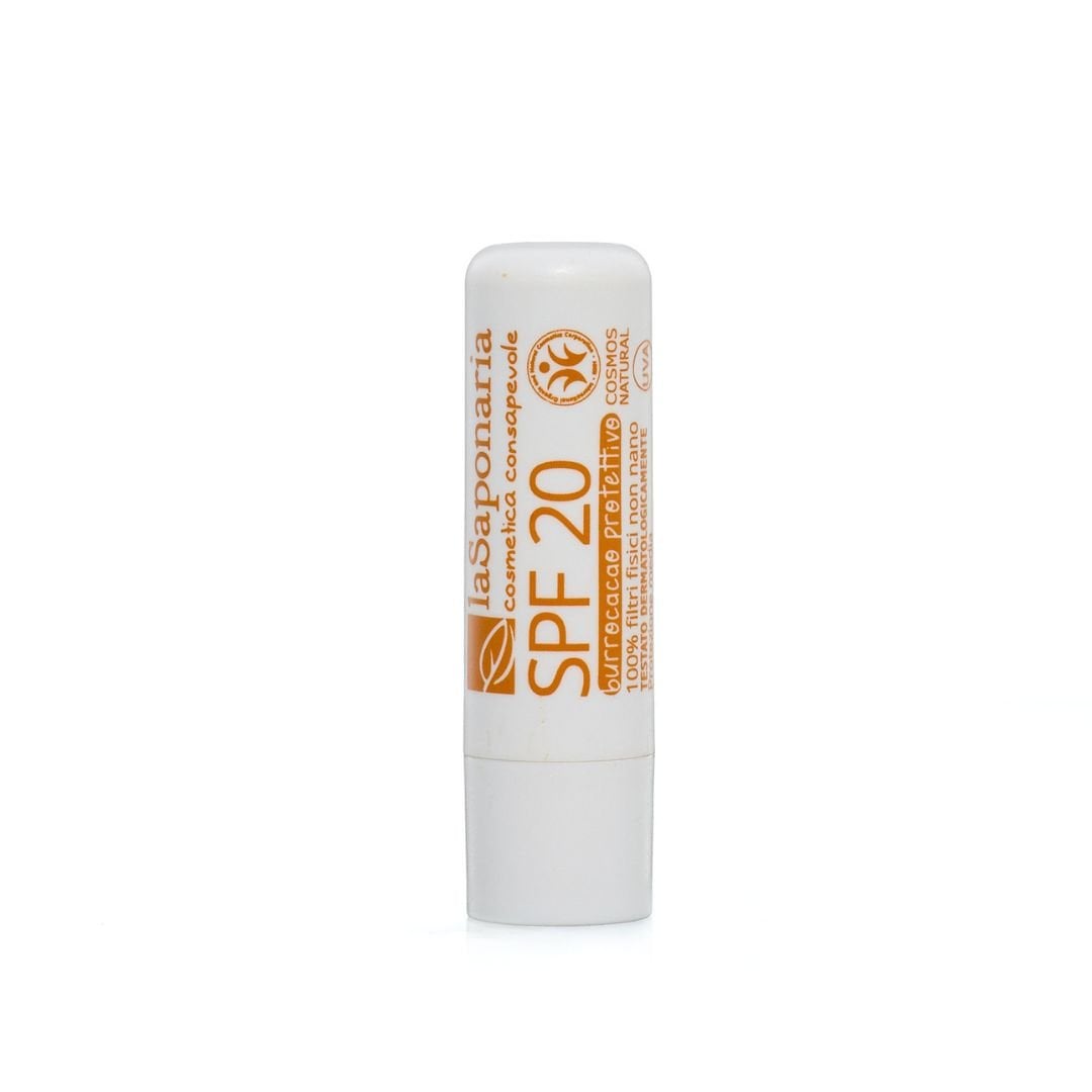 Biocao protettivo SPF 20 Burrocacao con Protezione Solare Labbra