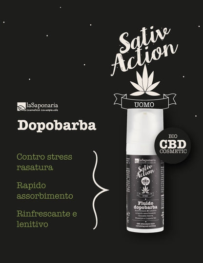 Fluido Dopobarba con CBD Rinfrescante e Lenitivo