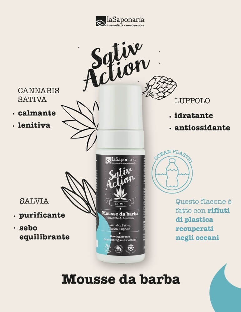 Mousse da barba Idratante e Lenitiva