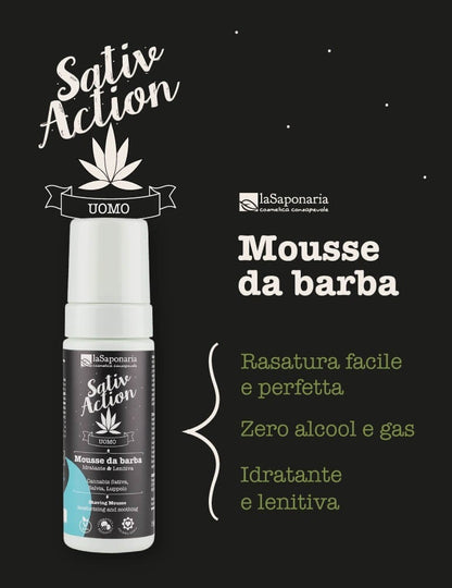 Mousse da barba Idratante e Lenitiva