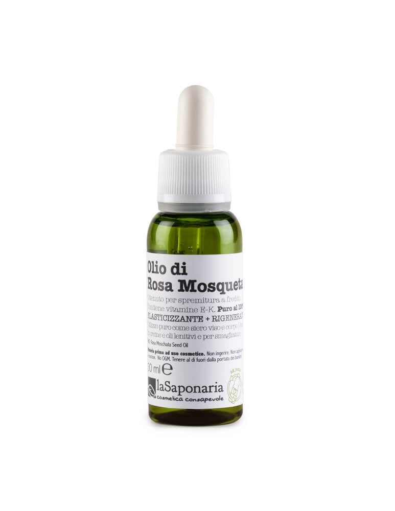 Olio di Rosa Mosqueta Puro 100% Spremuto a Freddo Viso Corpo Elasticizzante