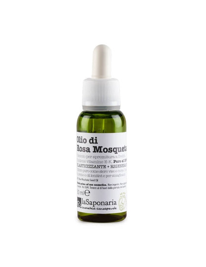 Olio di Rosa Mosqueta Puro 100% Spremuto a Freddo Viso Corpo Elasticizzante