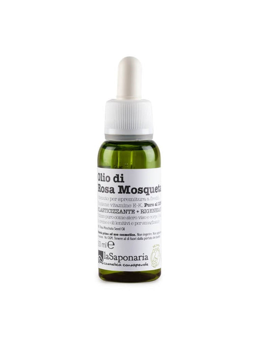 Olio di Rosa Mosqueta Puro 100% Spremuto a Freddo Viso Corpo Elasticizzante
