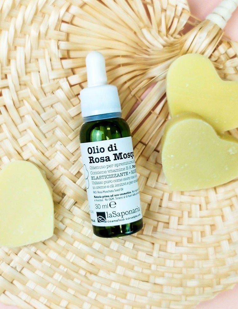 Olio di Rosa Mosqueta Puro 100% Spremuto a Freddo Viso Corpo Elasticizzante