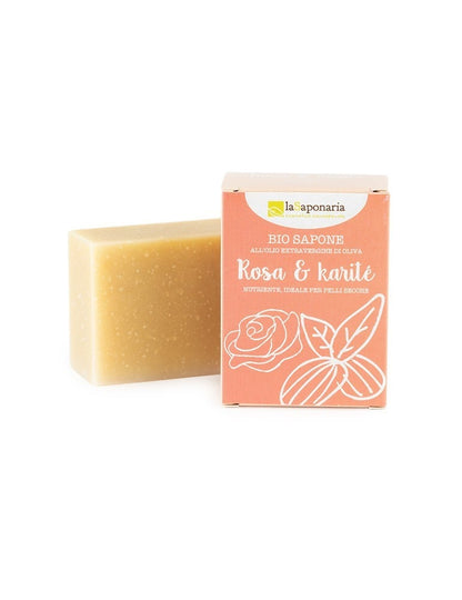 Sapone rosa bio e di karitè - Nutriente e Addolcente