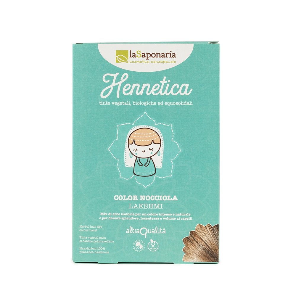 Tinta vegetale color nocciola "Lakshmi" - Colorazione Naturale Capelli
