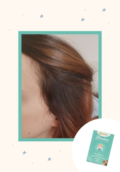 Tinta vegetale color nocciola "Lakshmi" - Colorazione Naturale Capelli