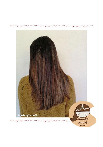 Tinta Vegetale color castagno "Indrani" - Copre Capelli Bianchi e Rinforza