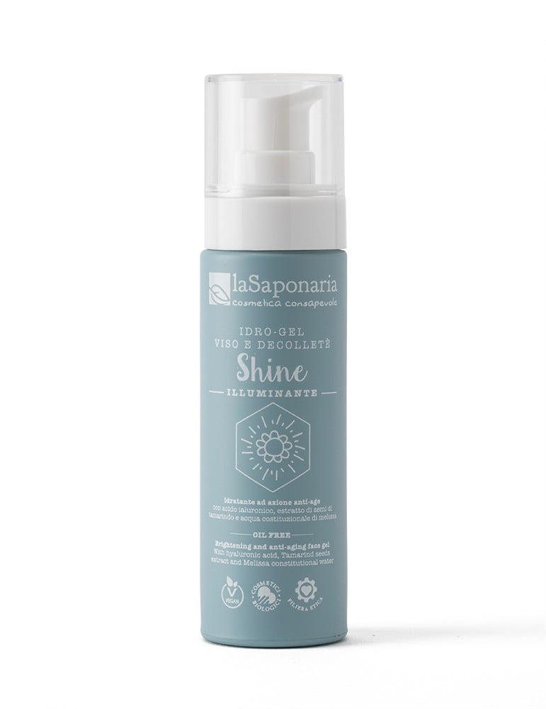 Idro-gel viso e decolletè Shine Illuminante Idratante ad azione Anti-Age