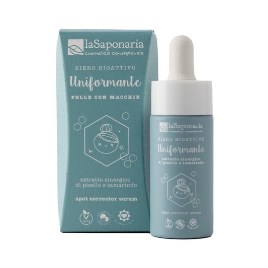 Siero viso bio attivo uniformante per pelle luminosa