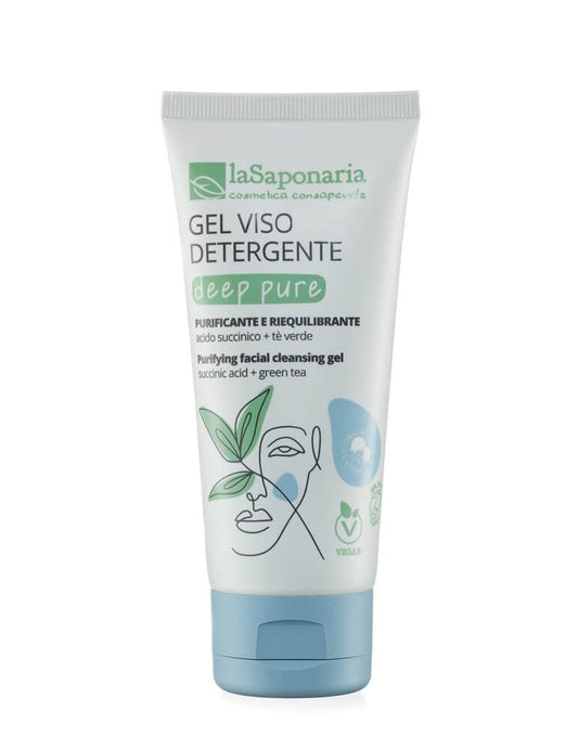 Deep Pure - Gel detergente viso Purificante e Riequilibrante