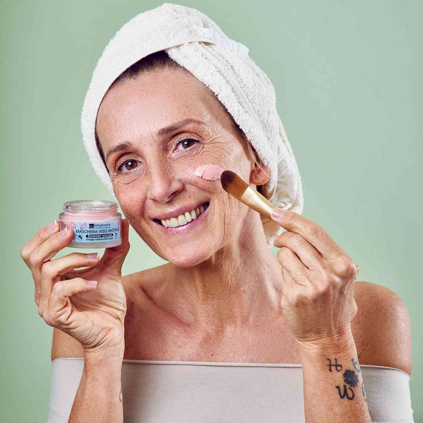 Forever Young Maschera Viso Anti-Age Illuminante