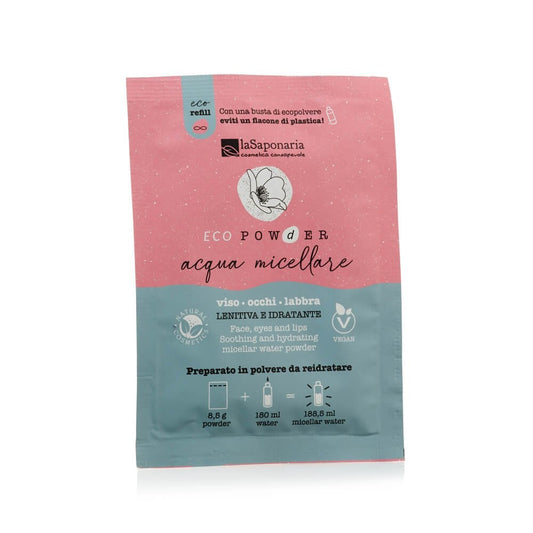 Acqua micellare in polvere da reidratare - Detergente Viso Idratante