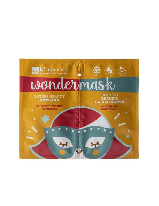 Wondermask two steps Maschera Viso 2 Fasi Illuminante Anti-Età