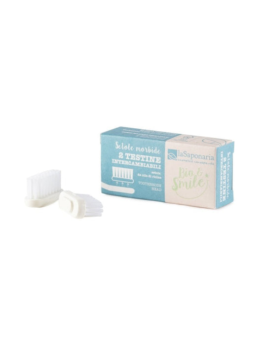 Testine Intercambiabili setole morbide per Spazzolino Bio&Smile