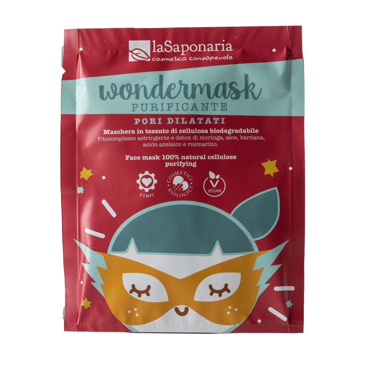 Wondermask - Maschera Viso Purificante e Riequilibrante