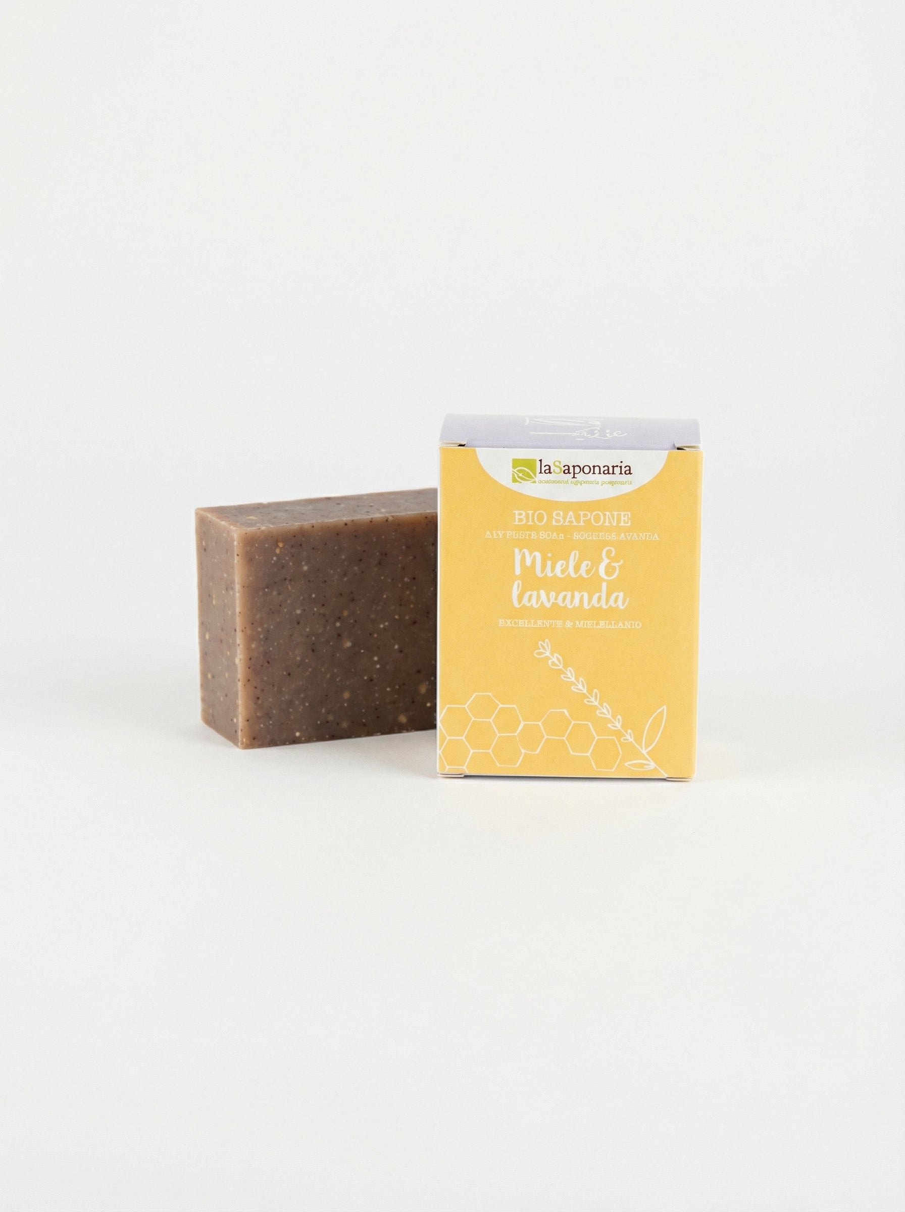 Sapone miele e lavanda by La Saponaria — product photo on white background