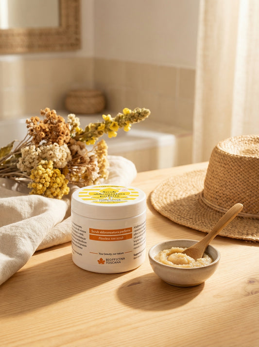 Scrub abbronzatura perfetta by Biofficina Toscana — hero product photo
